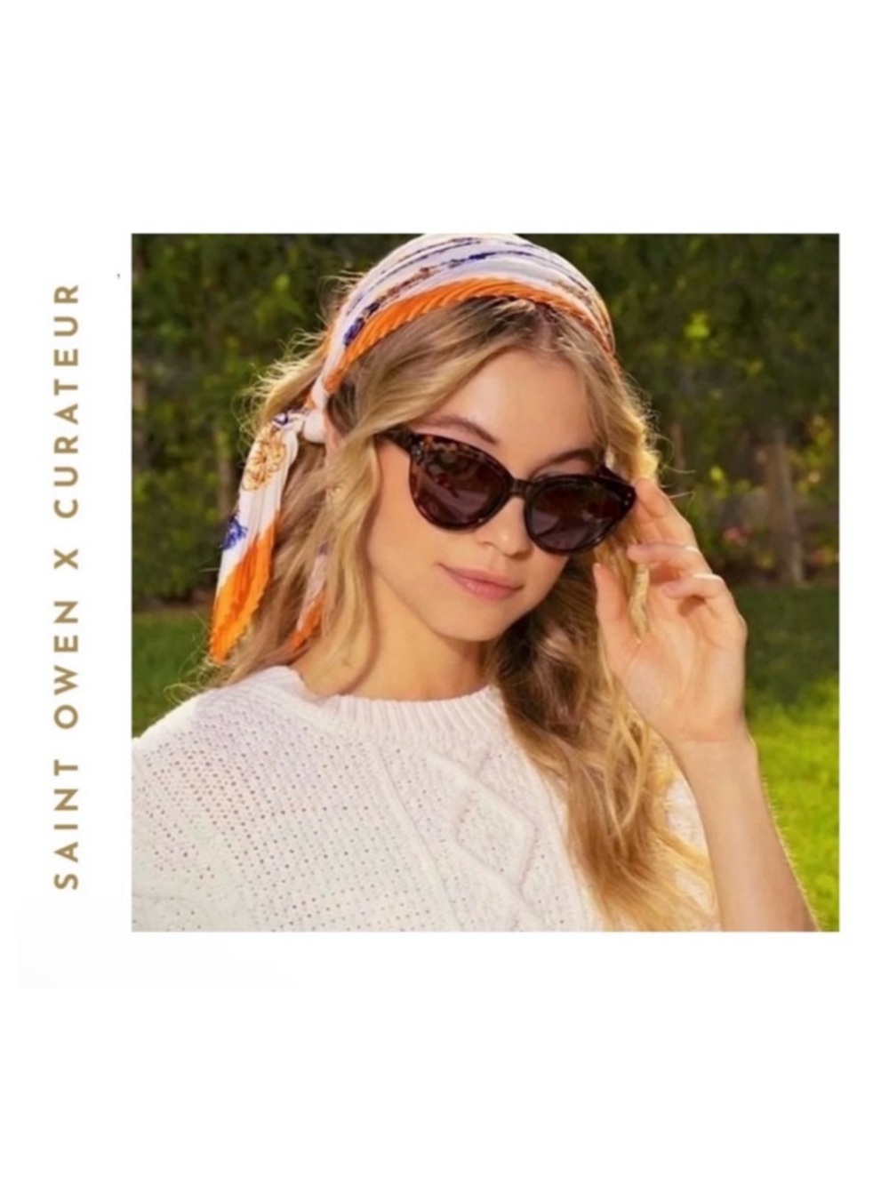NWT SAINT OWEN X CURATEUR WYLDE Tortoise Shell Sunglasses